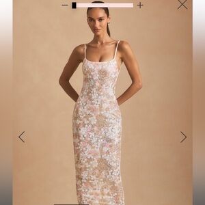Oh Polly midi dress | worn 1 time for my wedding welcome drinks event